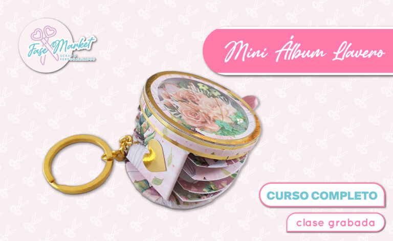 Mini album llavero